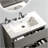 Integrated White Ceramic Basin With Three Predrilled Faucet Holes, Faucet And Drain Assembly NOT Included