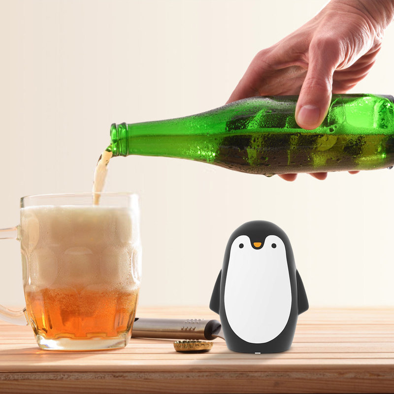 Ouvre-bouteille d'eau en acier inoxydable Penguin