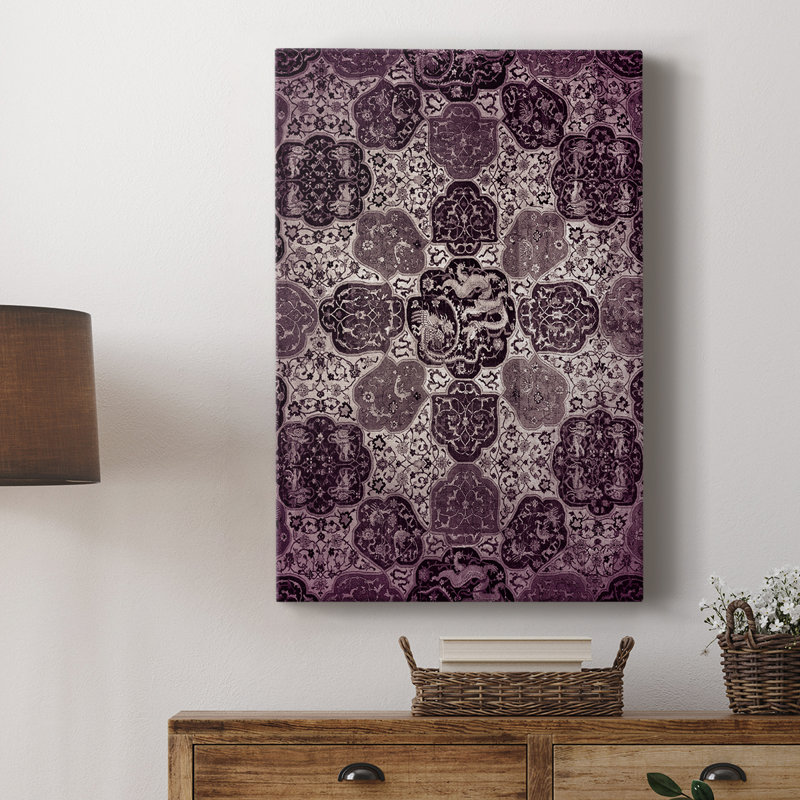 Impression abstraite rétro CXCIV - galerie sur mesure Cavas, H 18 po x l 12 po