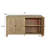 Vintage 59 Inch Brown Accent Cabinet With 4 Doors, Natural Wood Media And Console Storage For Diverse Home Use