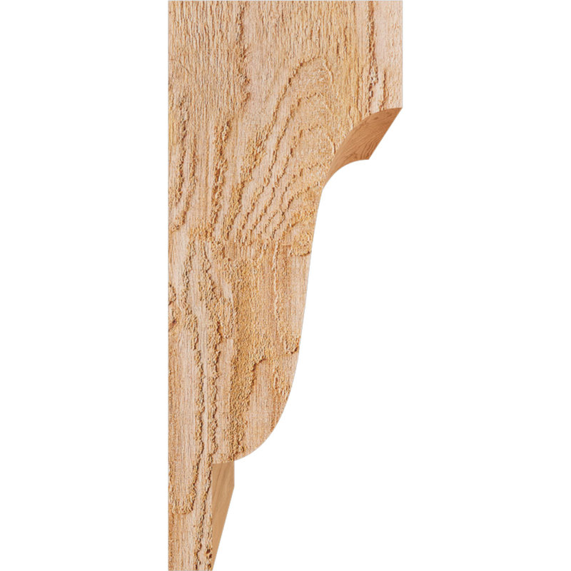 Newport Corbel, H 14 po x l 6 po x P 6 po, Cèdre rouge, Sciage brut
