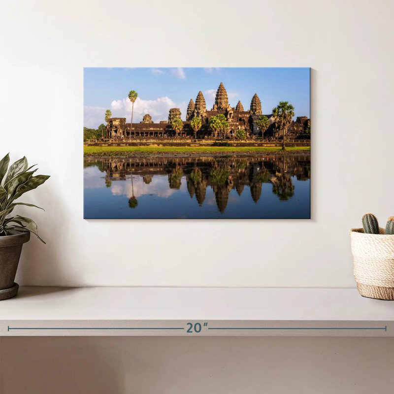 Adella Angkor Wat Reflection, 8" H x 12" W