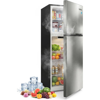 Garveehome 10.4 Cu. ft. Top Freezer Refrigerator, 2 Door Refrigerator with Freezer