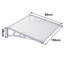 Dakota Fields 150cm W x 90cm D Metal Cover Retractable Door / Window Awning-267620411