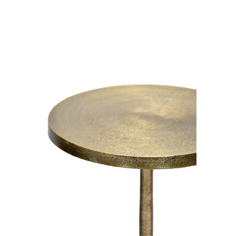 Table de bout Albon, laiton antique