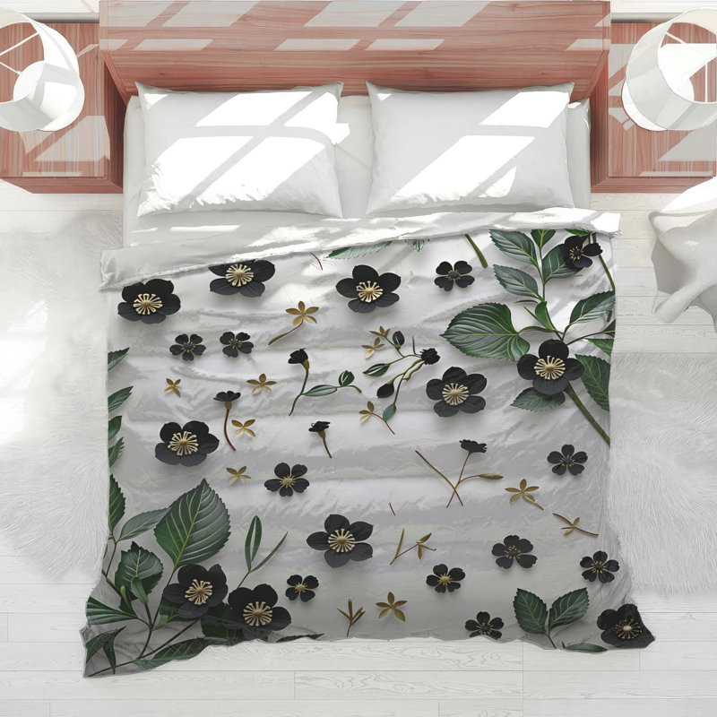 Édredon Floral Bedding, Grand lit