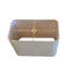 Petit abat-jour rectangulaire rectangulaire à coins arrondis avec abat-jour texturé (6,5 x 12)