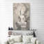 Bouddha neutre - reproduction d'art sur toile-29422046-29608858
