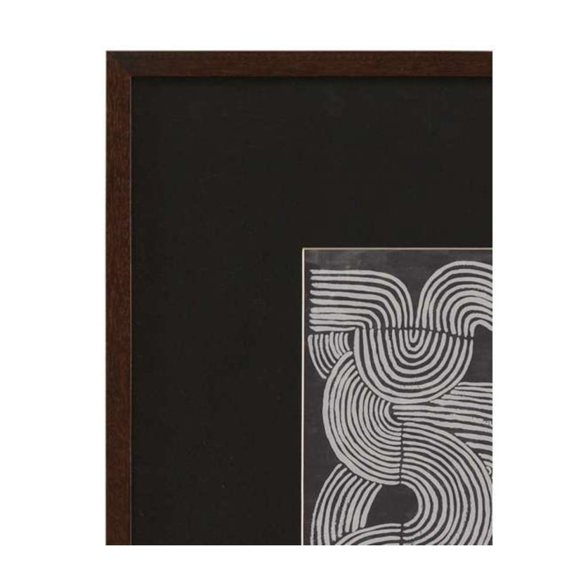 Neutral Strokes I, reproduction encadrée