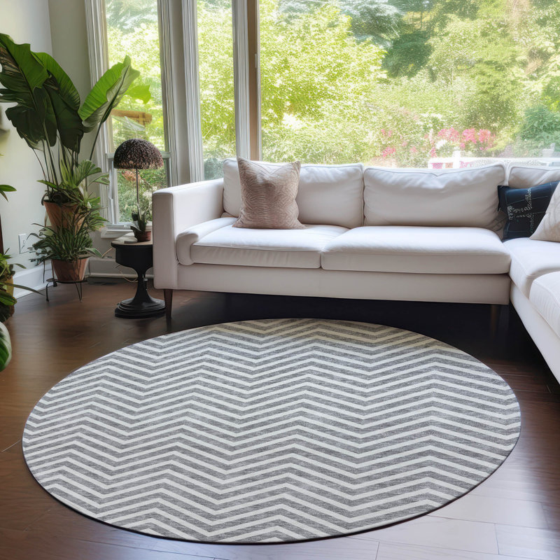 Tapis intérieur / extérieur Maliana, Rond 8 pi