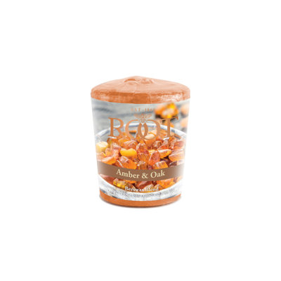 Amber and Oak Scented Votive Candle
