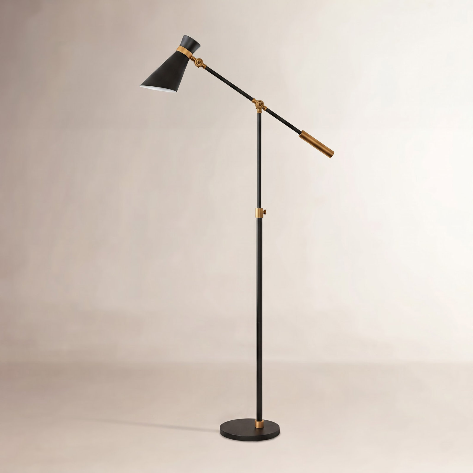 Greenbury 64'' Floor Lamp, Blackened Bronze