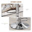 Swivel Bar Stool with Steel Frame-117028798