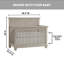 Lit de bébé convertible 4-en-1 en bois massif et manufacturé-545541331