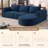 Boneless 105" Heavyweight Sectional Couch With L-shape Chaise No Assembly Required Modern Modular Sofa With Extra Deep Seat Cozy Upholstered Couches For Living Room Bedroom-381076077-379312152