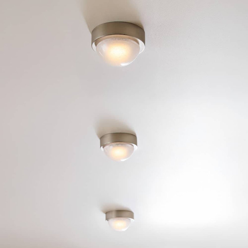 Lennon 1 - Light LED Flush Mount, Vintage Silver