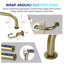 Tringle à rideau simple réglable de 1 po Aariel-19324276-20673675