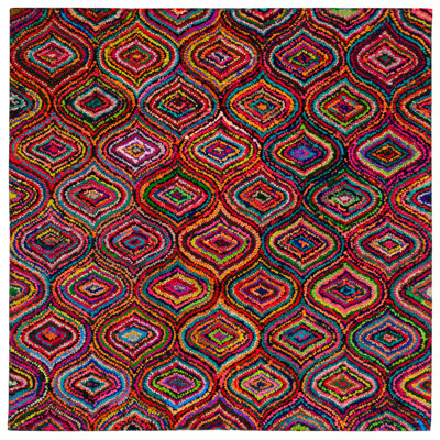Nantucket Hand Tufted Performance Geometric Rug