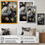 Bouquet de fleurs gris doré II - Bouquet de fleurs gris doré II - reproduction sur toile-809350370-809350371