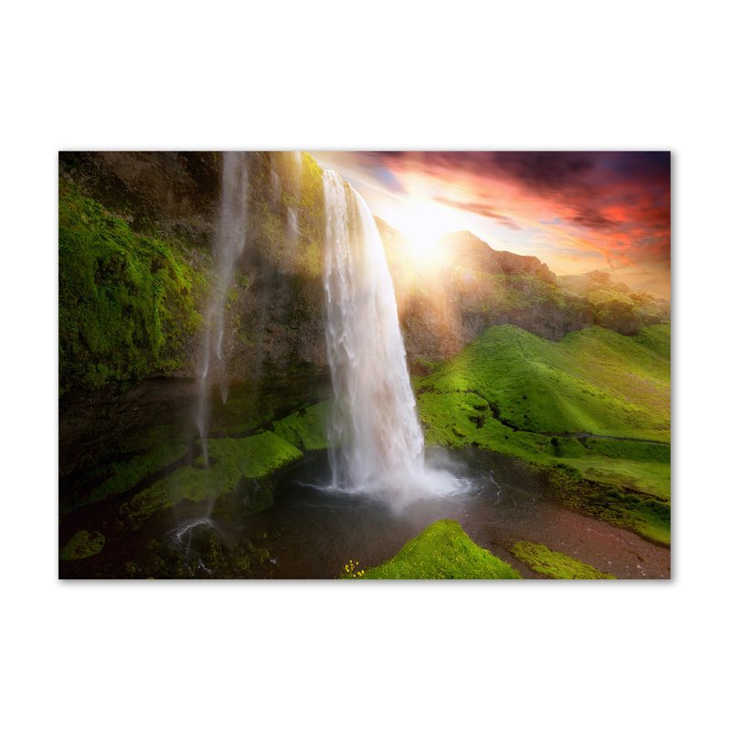 Waterfall - Wrapped Canvas Print