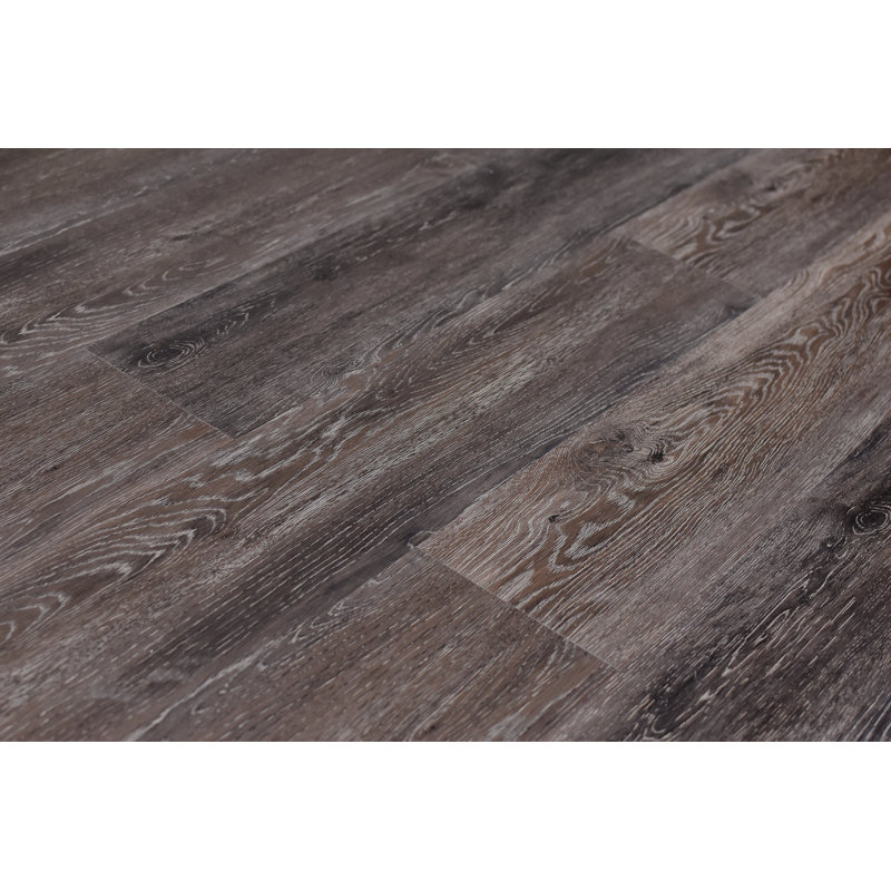 7" x 48" x 8.5mm Oak Click Lock WPC Luxury Vinyl Plank, Ampera