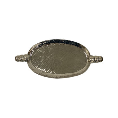 Calder Oval Silver Tray Wall Decor