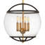 Calvin 4 - Light Unique / Statement Globe Pendant-749873598