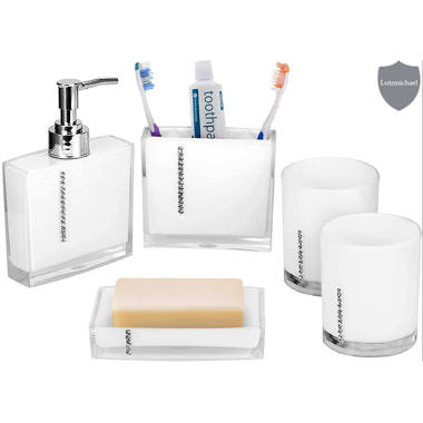 Melchiore 4 Piece Bathroom Accessory Set Orren Ellis