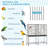 65" Double Rolling Metal Bird Cage Feeder With Detachable Rolling Stand