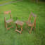 Ensemble de bistro et de table rectangulaire pliable avec ensemble de chaises et table rectangulaire