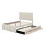 Lit plateforme tapissier avec lit gigogne et 3 tiroirs-114215952