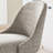 Borgos Linen Upholstered Barrelback Metal Base Dining Chair-2109288368-2100312530