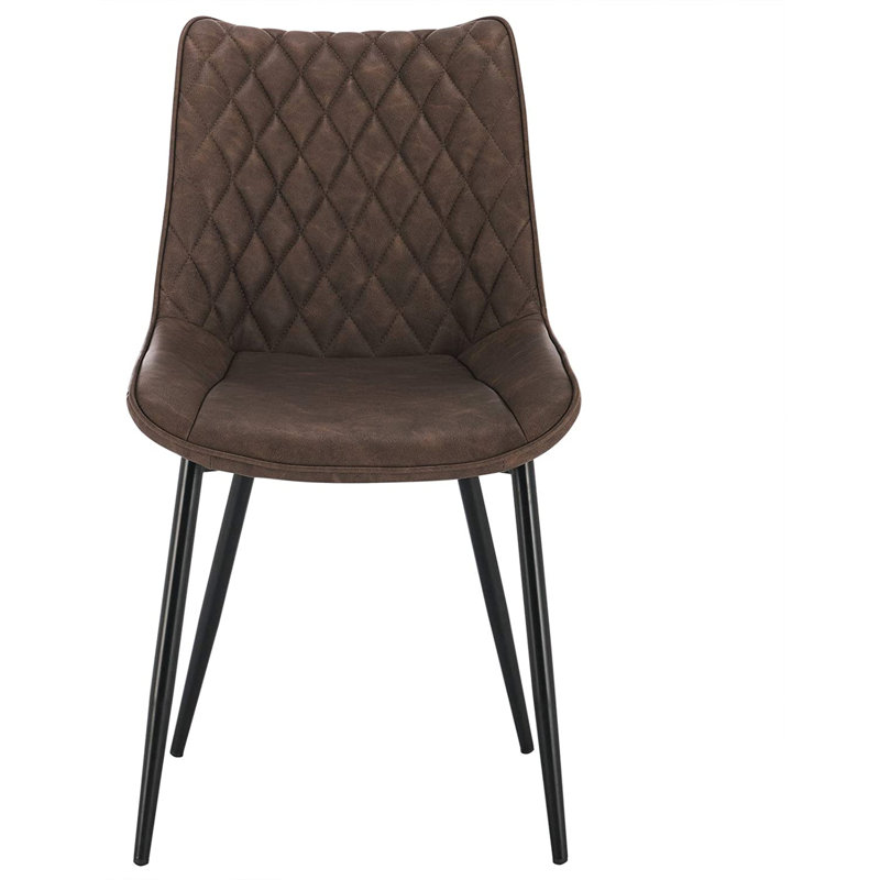 Alhambra 46.5cm H Upholstered Side Chair, Brown, 2