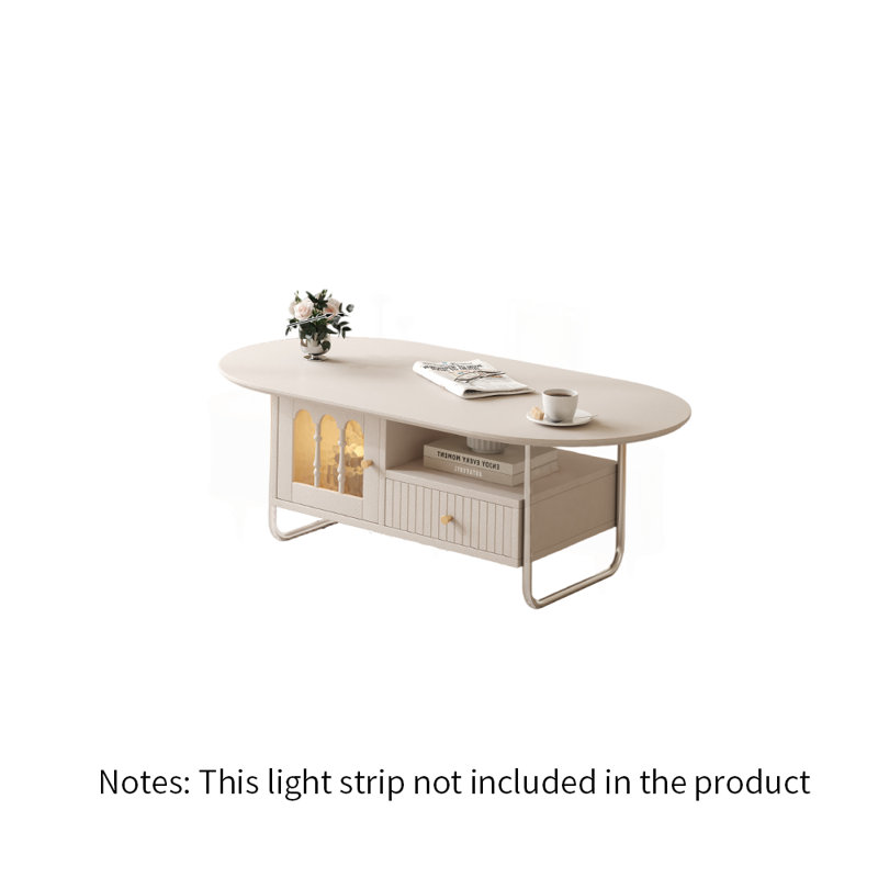Table basse de style français, Crème