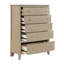 Commode de rangement à cinq tiroirs Classic