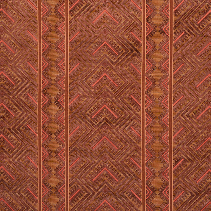Tissu en velours Parvin, Cuivre