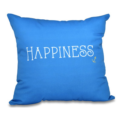 Housse de coussin carré « Coastal Happiness »/insert