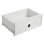 Commode 6 chambres en blanc - Commode d'apparence spacieuse et attrayante avec tiroirs en métal
