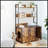 Large Cat Litter Box Enclosure With Shelf Storage-196337817