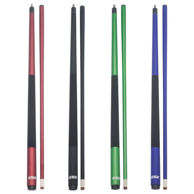 GSE Set of 4 Fiberglass Graphite Composite Billiard Pool Cue Sticks for Men/Women, House or Commercial/Bar Use