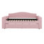 Lit de jour double rembourré (molleton Teddy) - Accoudoirs de rangement, lit gigogne et dernier système audio Bluetooth inclus-587846262