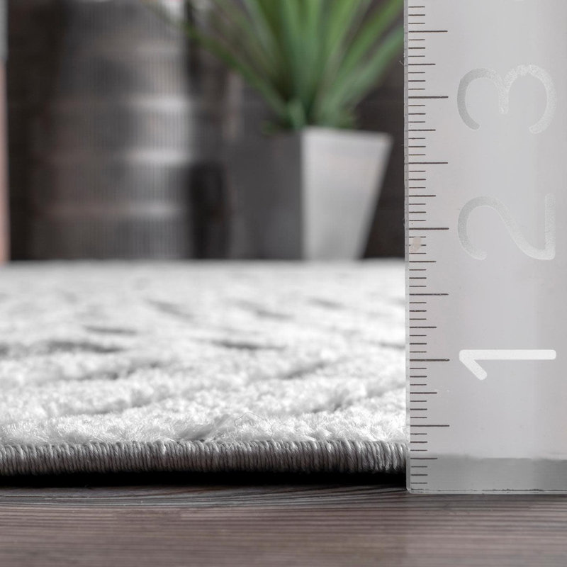 Tapis intérieur / extérieur gris Marcia, Rectangle 8 pi x 10 pi