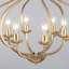 Lustre style campagnard 6 lumières-1166317246