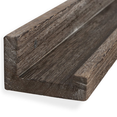 Essiemae Solid Wood Picture Ledge Wall Shelf
