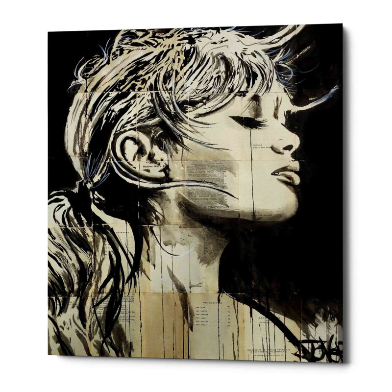 «Enchanted by Loui Jover», impression sur toile tendue