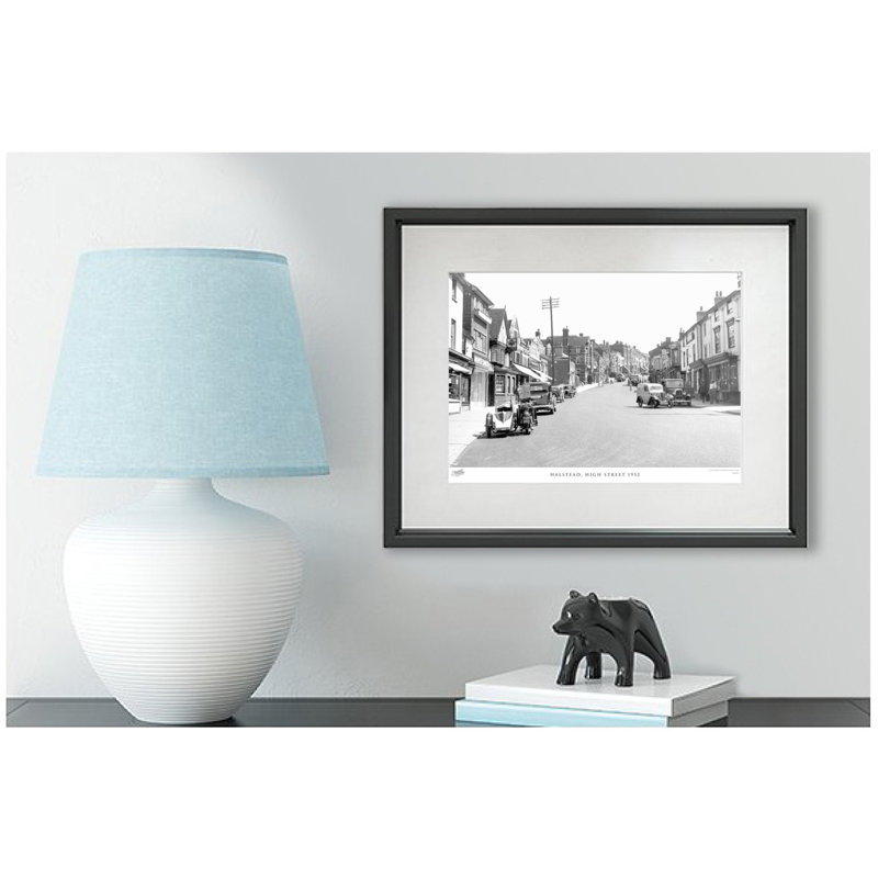 Halstead, High Street 1952 by Francis Frith - Single Picture Frame Print, 28cm H x 36cm W x 2.3cm D