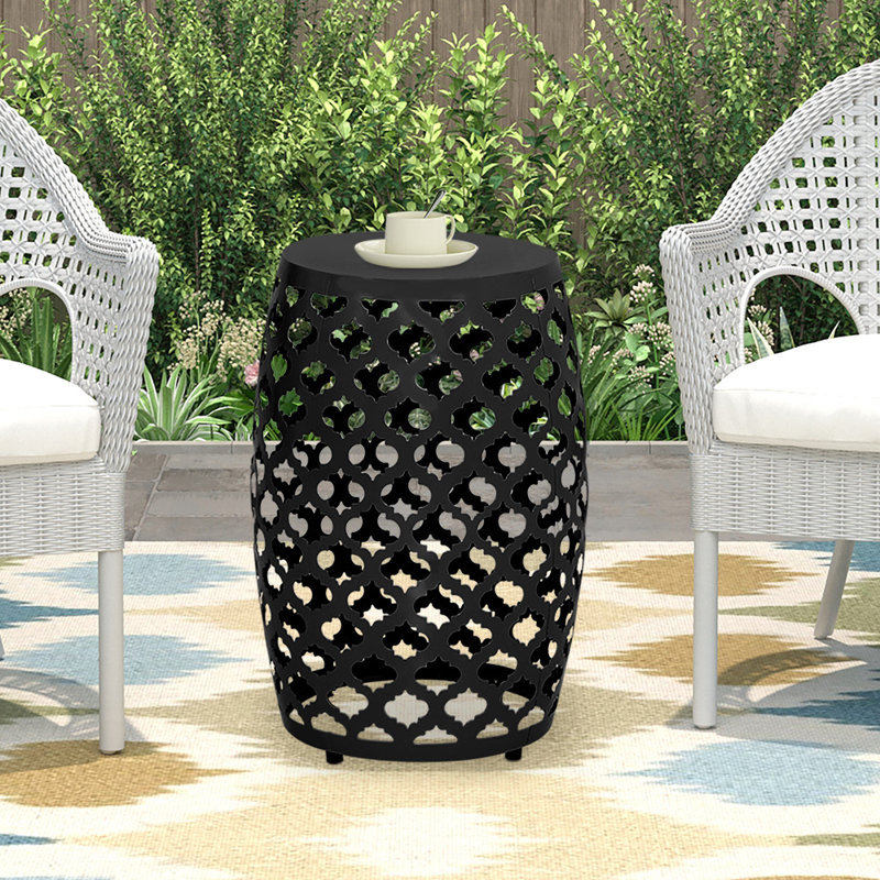 Table de bout 17,75 po, Noir