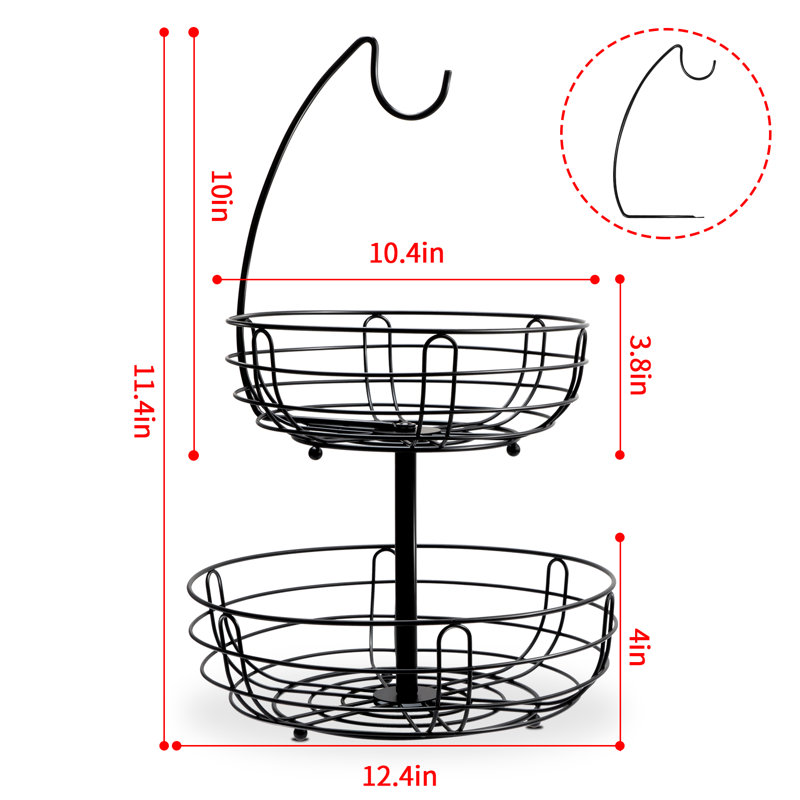 Lark Manor™ Reamstown Metal Fruit Bowl
