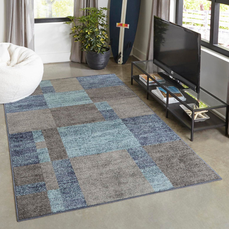 Hareld Geometric Indoor Rug, Rectangle 7'1" x 10'