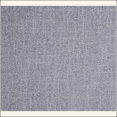 Ensemble de 2 chaises d'appoint rembourrées en lin gris, finition chêne gris